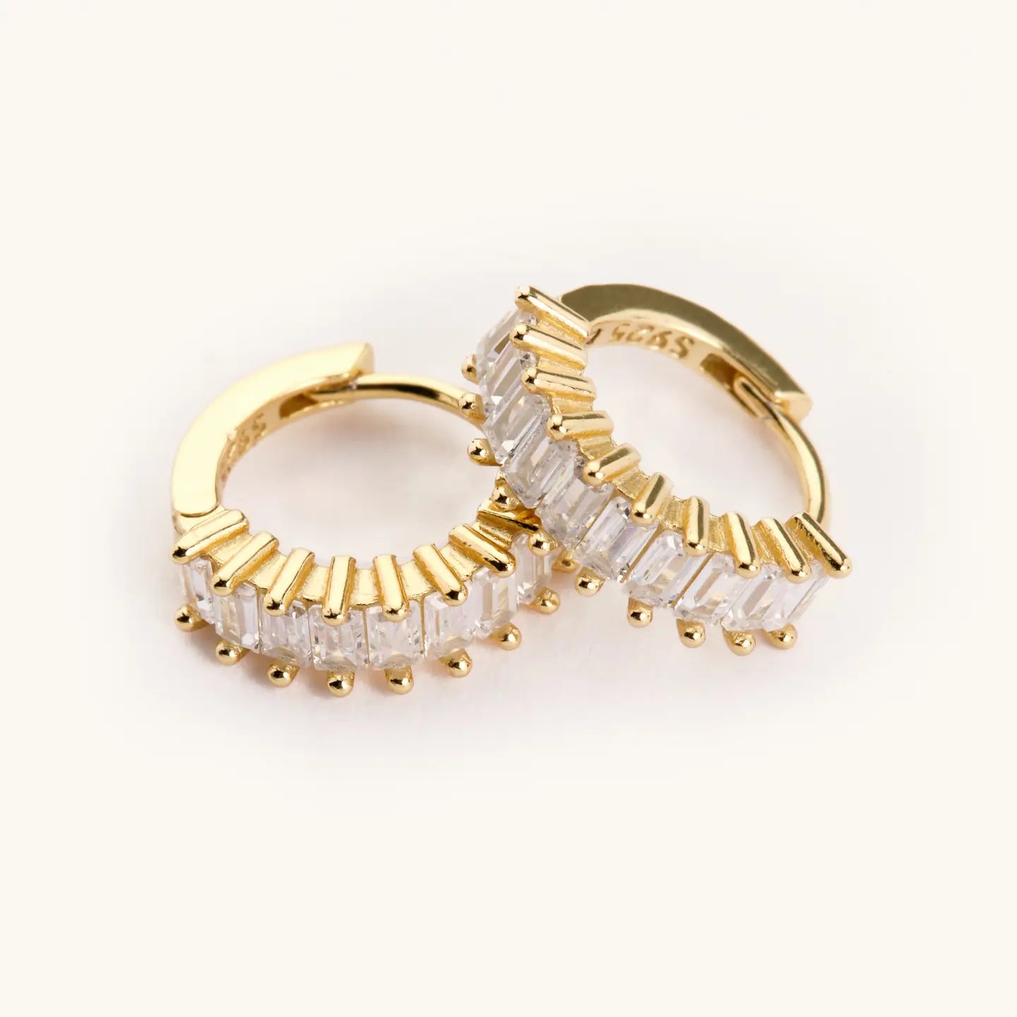 Small Diamond Huggies