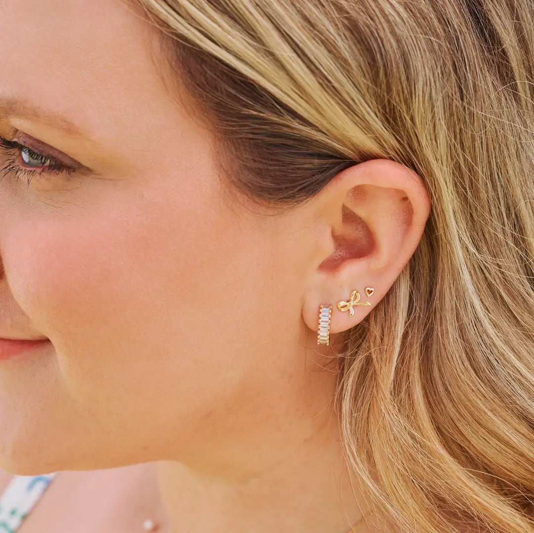 Small Diamond Huggies