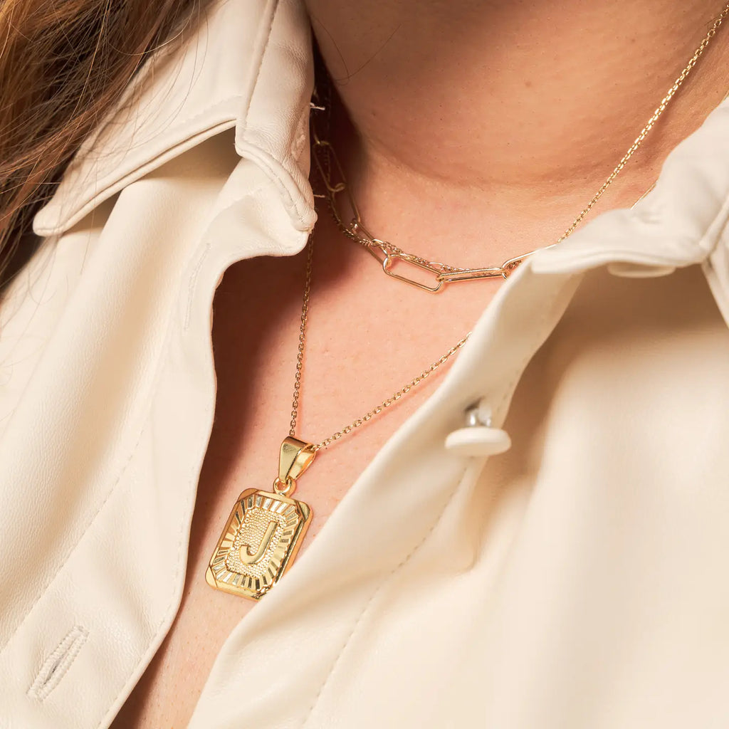 Letter Charm Necklace