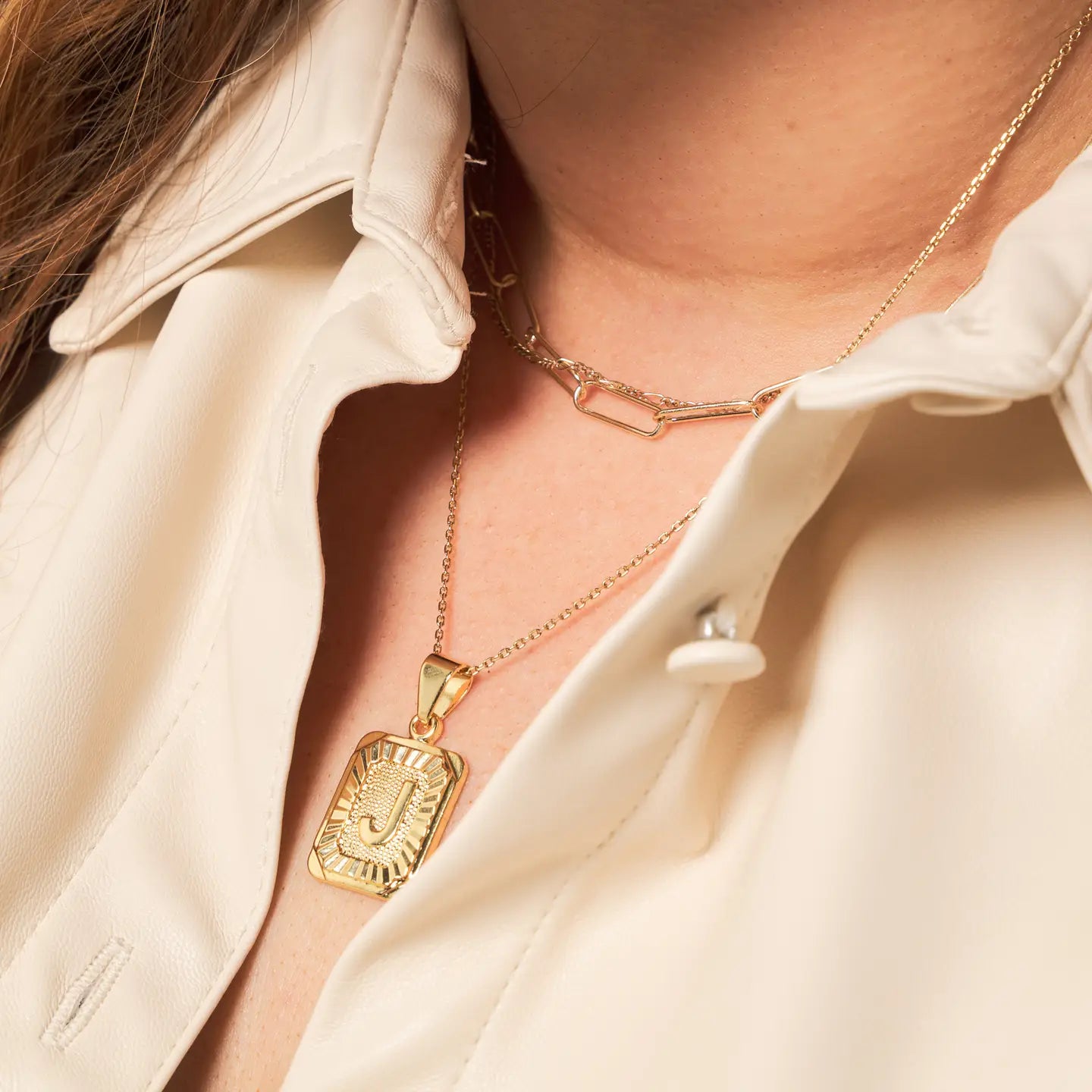 Letter Charm Necklace